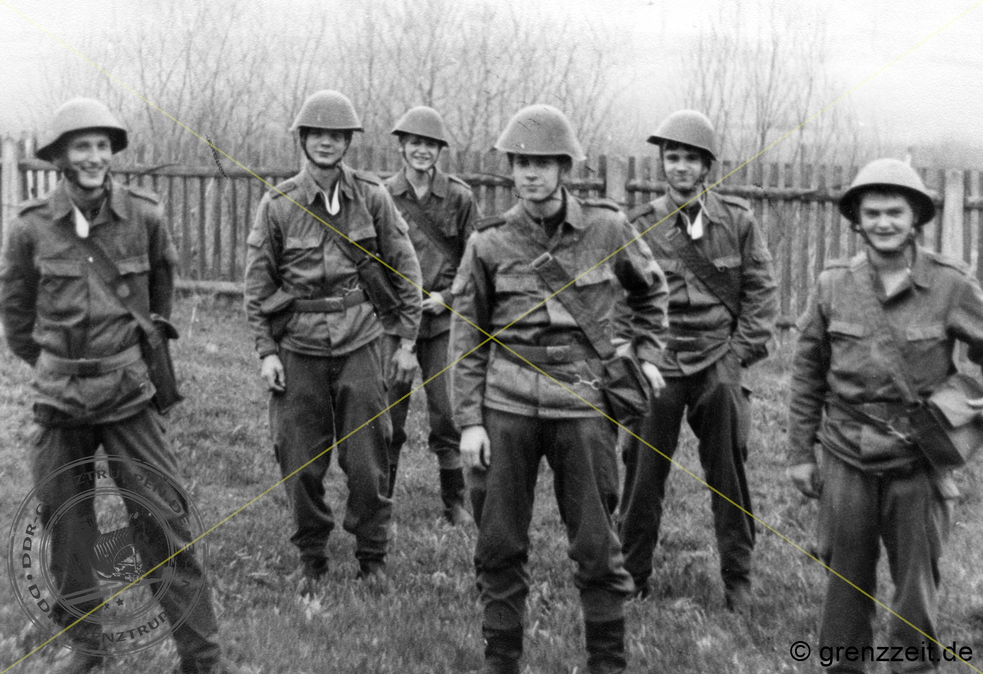 Übung der Grenzaufklärer 1987 auf dem Gelände der Grenzkompanie unter der Führung von Ofä. Kutschkowski